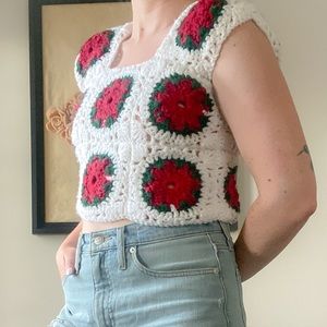 Vintage crochet top